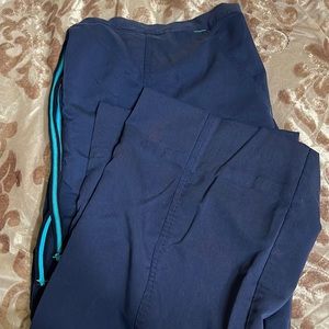 Navy blue scrub pants